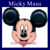 Luftballon Mickey Mouse, Folienballon mit Ballongas (FHGE97)