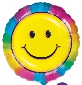Smiley Folienballon Geburtstag 18 (FHGE D1018)