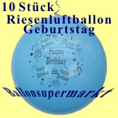 Riesenluftballons-Geburtstag-Happy-Birthday-10 Stück (Riesenballon-Geburtstag-GF-132-AL-10)