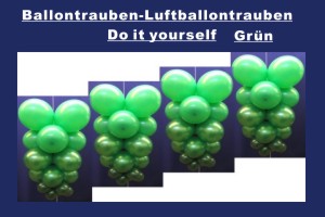 Ballontrauben Standard Gr&uuml;n - Ballontrauben Standard Gr&uuml;n