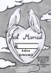 Ballonflugkarte zur Hochzeit, Just Married-Hochzeitstauben, Karten f�r Herzluftballons und Luftballons