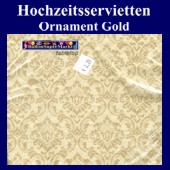 Hochzeitsservietten-Ornament-Gold (Hochzeitsservietten-Ornament-Gold-20757)
