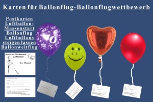 Ballonflugkarten vom Ballonsupermarkt-Onlineshop