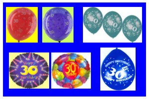 Geburtstag 30 Luftballons - Geburtstag 30 Luftballons
