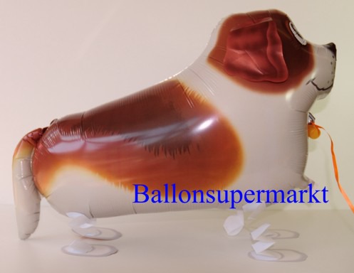 Bernhardiner Luftballon, Airwalker Tierballon Bernhardiner Luftballon