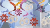 Geburtstag Dekoration Swirls 60 (Am 679062)
