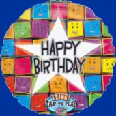 Singender Ballon, Happy Birthday Concert /ungef&uuml;llt (FUNG1SHB)