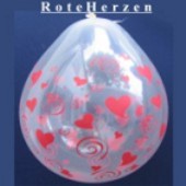 Rote Herzen, Liebe, Hochzeit, Geschenkballons, Stuffer (Geschenkballons Rote Herzen 01)