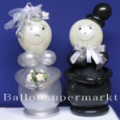 Hochzeitsdeko-Hochzeitspaar aus 
Luftballons 02 (Hochzeitsdeko-Luftballons 02)