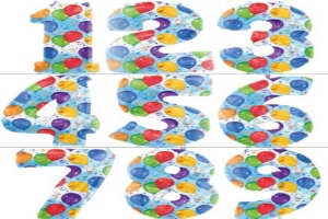 Folienballons Zahlen Balloons & Streamers - Folienballons Zahlen Balloons & Streamers