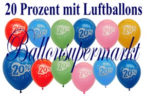 Luftballons 20 Prozent - Luftballons 20 Prozent