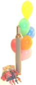 Maxi-Set 2A, 100 bunte Luftballons mit Helium (Farbauswahl) (BGS1MX4EF)