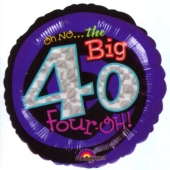 Oh No! The Big 40 (heliumgef&uuml;llt) (FHGE 116042-01)
