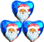 Weihnachtsgl&uuml;ckw&uuml;nsche Nikolaus Blau (FHGE MK WGLW 01)