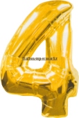 Folienballondeko "4" (ungef&uuml;llt) (FUNG 0898201-02)