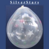 Sterne, Silver Stars, Geschenkballons, Stuffer (Geschenkballons Silver Stars 01)