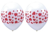 Luftballons "Herzen" 100 Stück
 (LRMM 100 E 52 311)