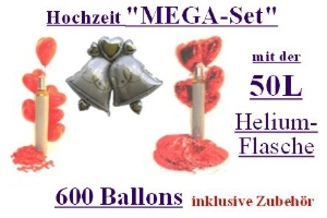 Herzballons Hochzeit Hochzeit MegaSet - Hochzeit MegaSet