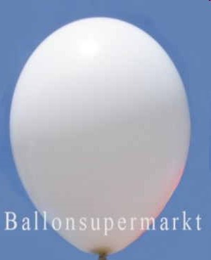 Luftballons-Weiss-Latex-Rundballons