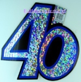 Geburtstag Dekoration 40. H&auml;nger Prismatik (Am 196042 505)