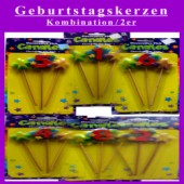 Geburtstagskerzen, 3 Zahlen (Geburtstagskerzen-3-Zahlen-0-9)