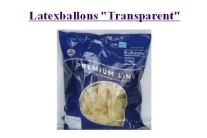 Latexballons 30cm Transparent - Latexballons 30cm Transparent