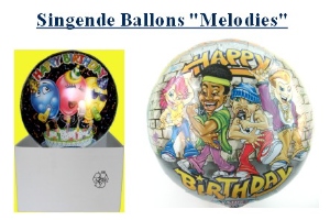 Singende Ballons Ballongr��e Liebesgr��e