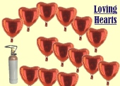Loving Hearts Midi-Set Folienballons (BGS05MDHFB 1A/50 HS)