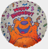 Happy Birthday Fun, Luftballon aus Folie (ohne Helium) (FUNG GSP 11)