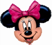 Minnie Mouse Luftballon ohne Helium, Minni Maus Ballon (FUNG-Luftballon-Minni-Maus-07765)