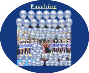 Fasching mit Luftballons