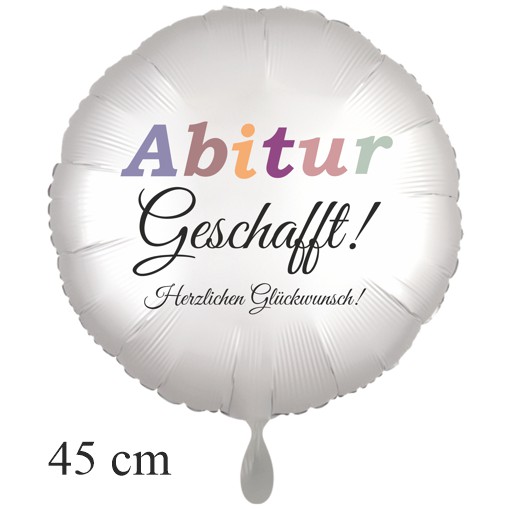 Abitur geschafft Luftballon