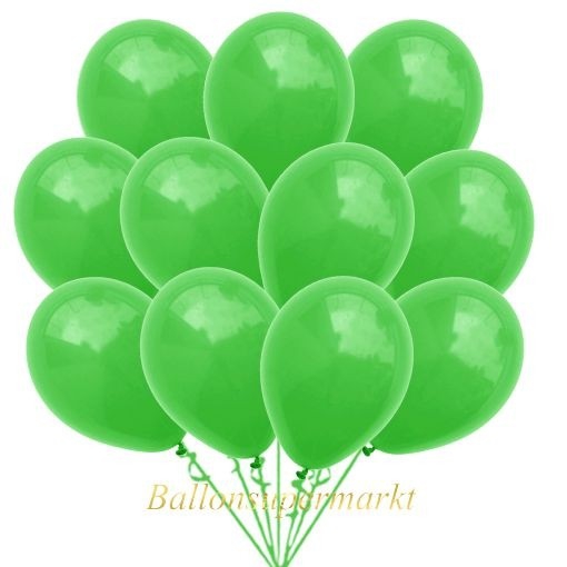 luftballons-gruen-25-cm-guenstig-50-stueck