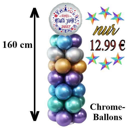 luftballons-silvester-ballondekoration-sauele-frohes-neues-Jahr-2027--blau-silber-gold