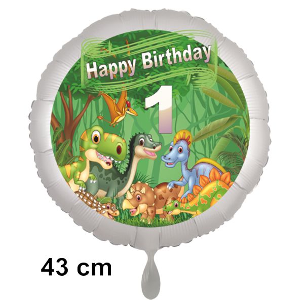 Dinosaurier-Luftballon zum 1. Geburtstag