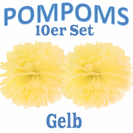 10-Pompoms-35-cm-Gelb