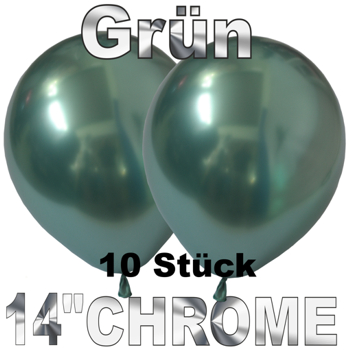 10-chrome-luftballons-grün-35-cm