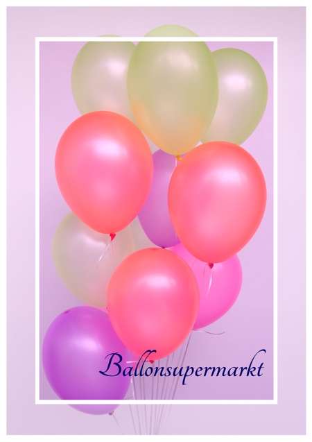 30 cm Luftballons in Neonfarben