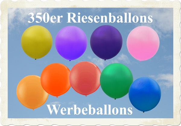 350er-Riesenballons-Werbeballons