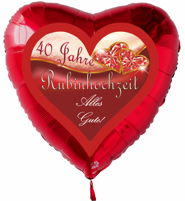 40-Jahre-Rubinhochzeit-Alles-Gute-Luftballon-in-Herzform-Rot-gefuellt-mit-Helium
