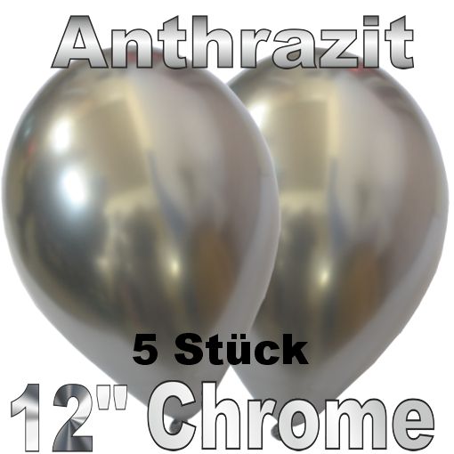 5-chrome-luftballons-anthrazit-30-cm