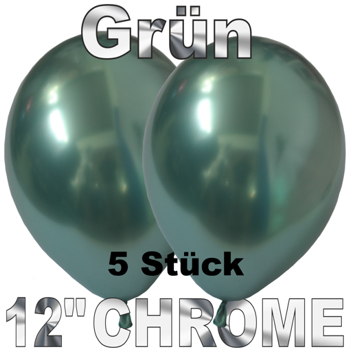 5-chrome-luftballons-gruen-30-cm