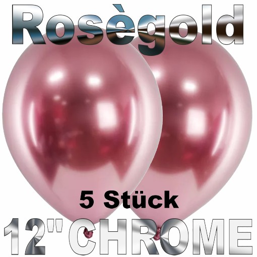 5-chrome-luftballons-rosegold-30-cm