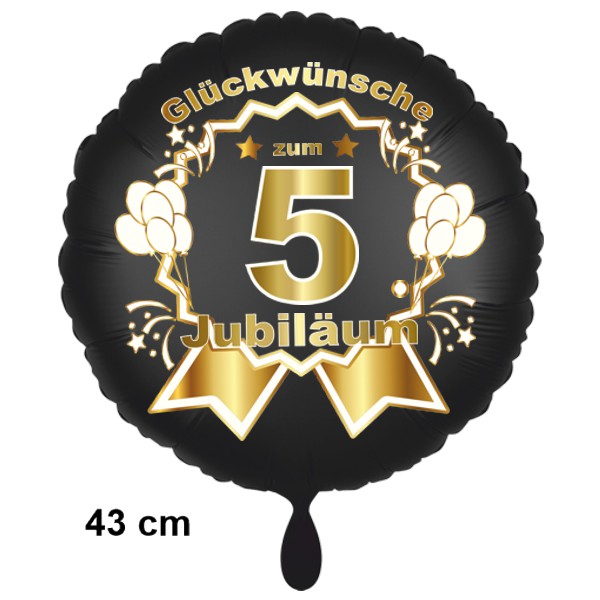 5.-jubilaeum-luftballon-satin-de-luxe-rund-schwarz-43cm