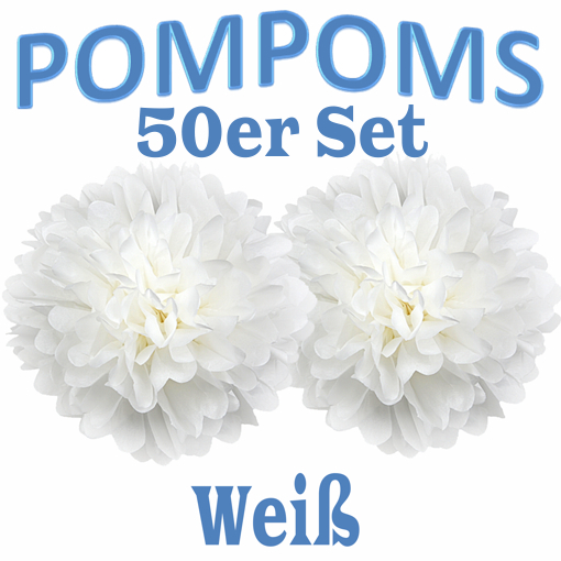 50-Pompoms-35-cm-Weiss