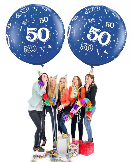 50.-Geburtstag-mit-Riesenballons