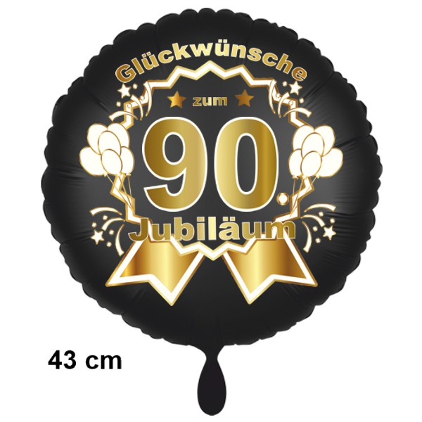 90.-jubilaeum-luftballon-satin-de-luxe-rund-schwarz-43cm