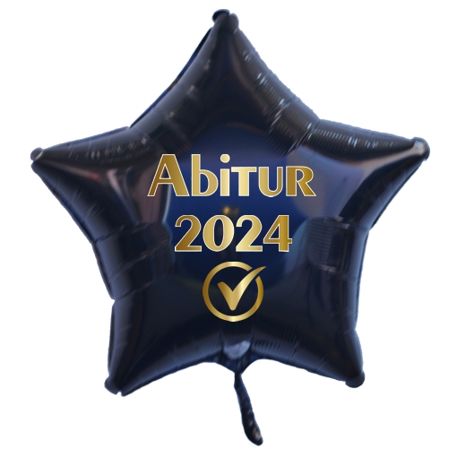 Folienballon-Abi-2024-Stern-schwarz-Dekoration-Abitur