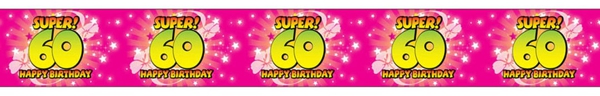 Absperrband-Super-60-Happy-Birthday-60-Geburtstag-Party-Fest-Feier