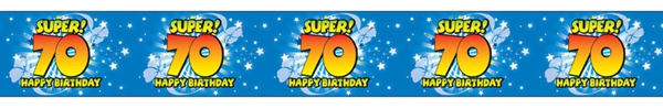 Absperrband-Super-70-Happy-Birthday-70-Geburtstag-Party-Fest-Feier
